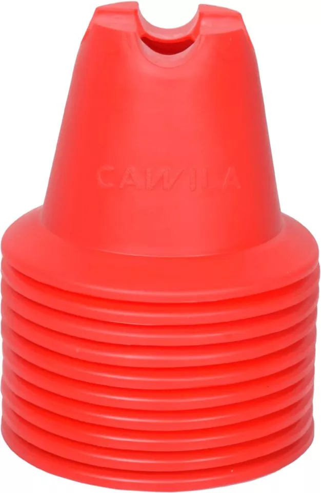 Training cones Cawila Mini-Pylone 10er Set Rot