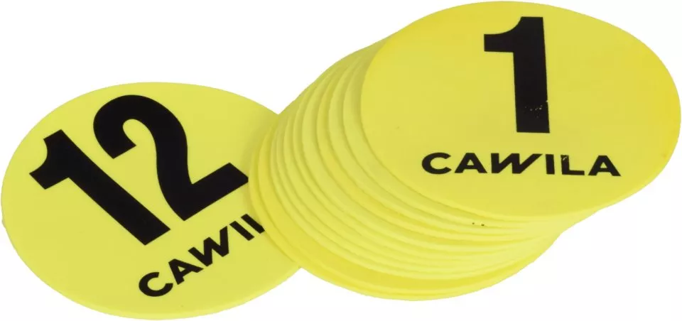 Κώνοι προπόνησης Cawila Floormarker Nr.1-12 Set d=12,5 cm