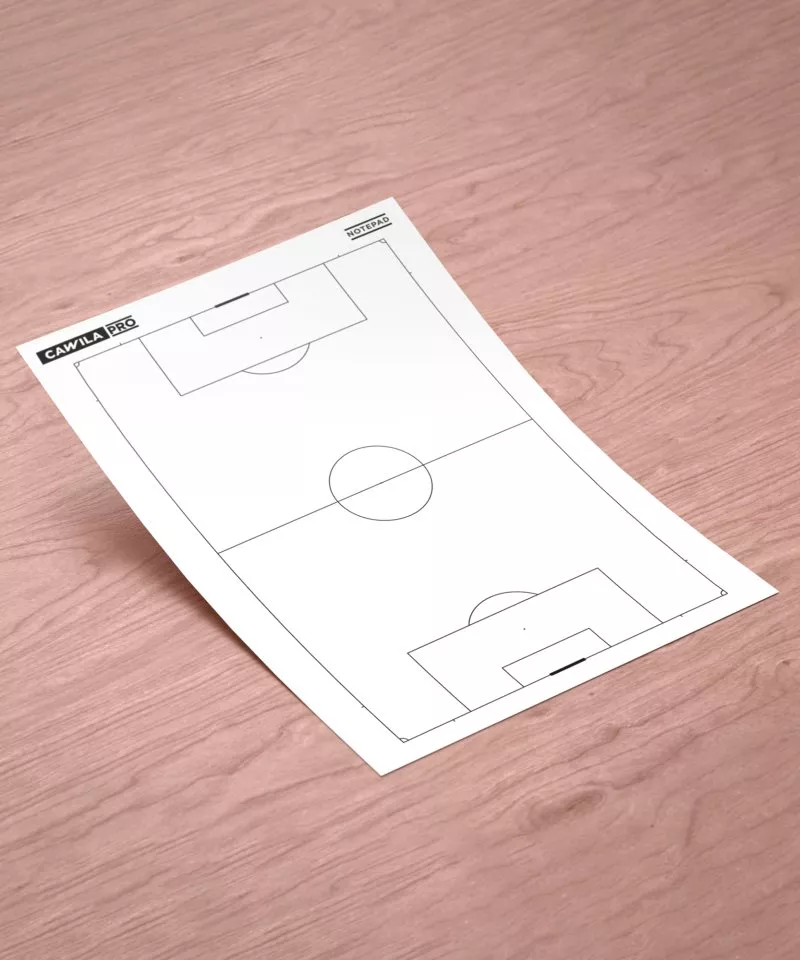 Cawila PRO NOTEPAD 50 DIN A4 | Football Tactic block