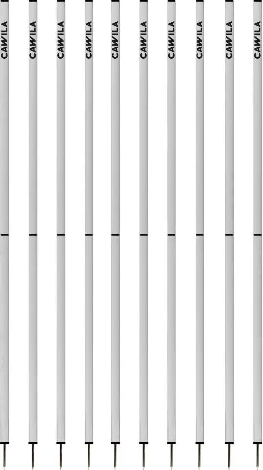 Slalom motka Cawila ACADEMY ∅ 33mm 160cm + 10cm Spike | Set of 10