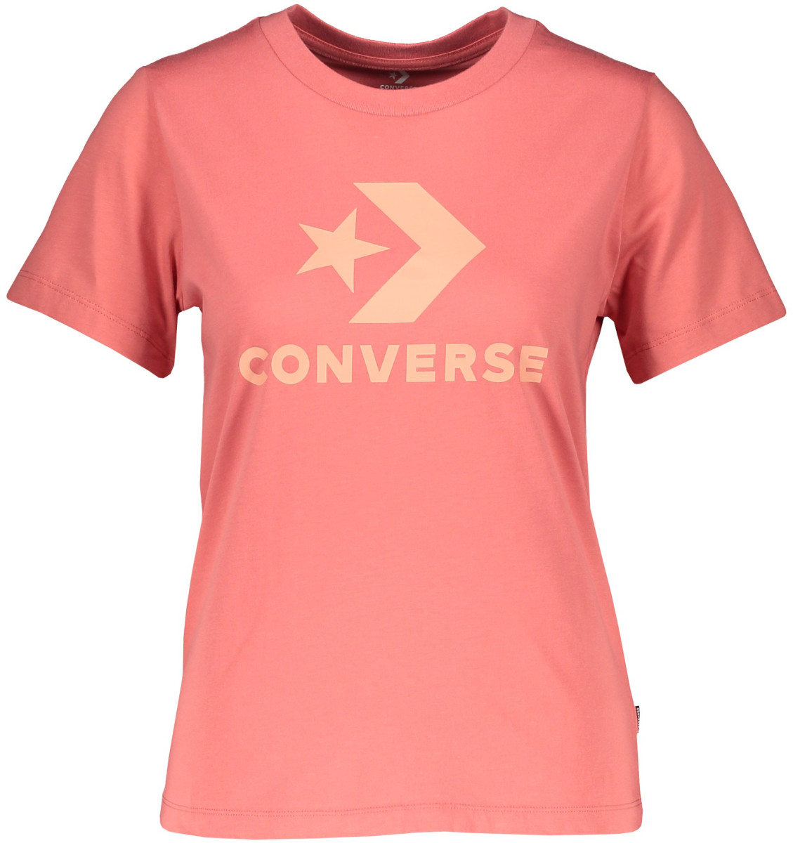 podkoszulek Converse Star Chevron Damen T-Shirt Pink F664