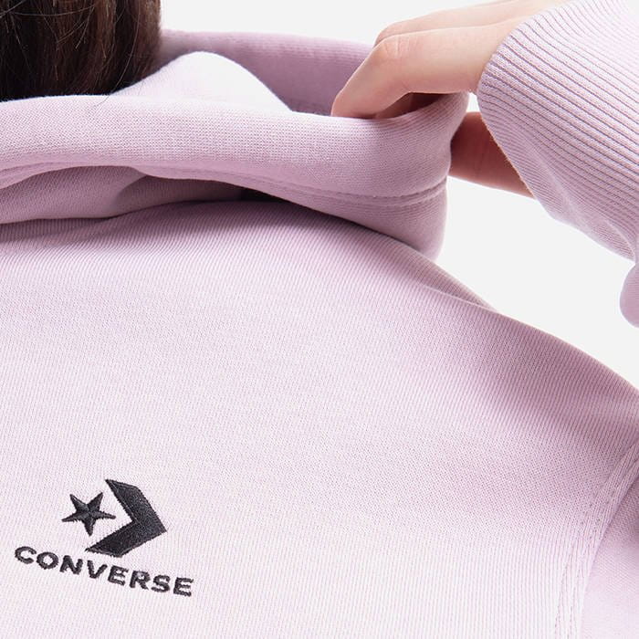 Mikina s kapucňou Converse Converse Embroidered Star Chevron Hoody