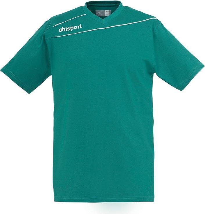 Triko uhlsport stream 3.0 cotton t-shirt turquoise