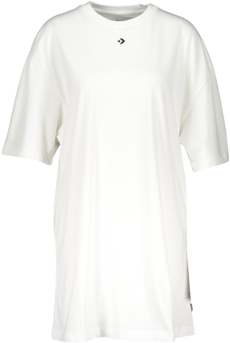 Camiseta Converse Converse Wordmark Damen T-Shirtkleid Weiss F102