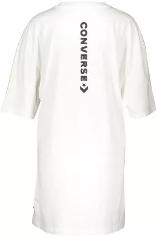 Magliette Converse Converse Wordmark Damen T-Shirtkleid Weiss F102