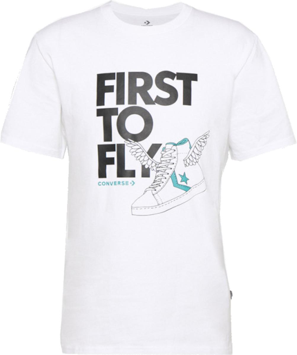 Tee-shirt Converse First To Fly Back TEE M