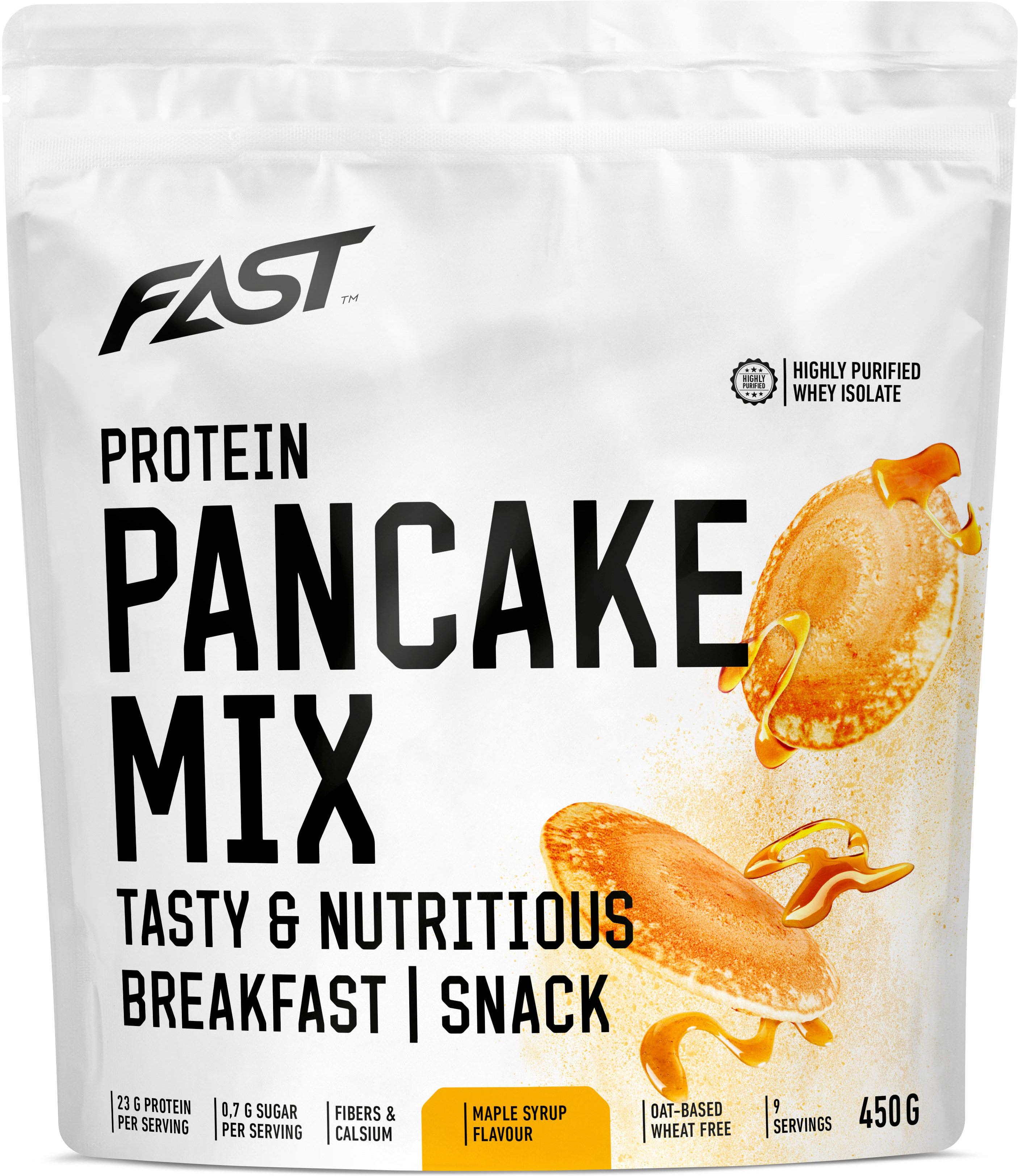 Protein-Pfannkuchen FAST PRO PANCAKE MIX 450G - maple syrup