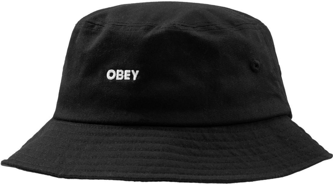 Obey Obey Bold Bucket Hat Schwarz Sapka