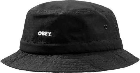 Obey Obey Bold Jazz Bucket Hat Schwarz Sapka