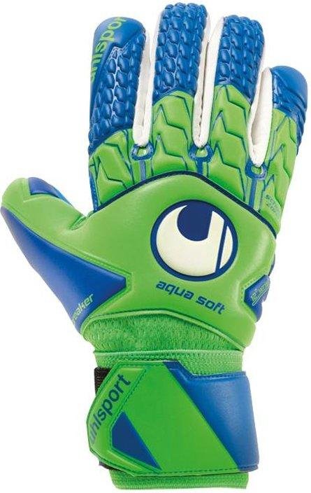 Goalkeeper's gloves Uhlsport aquasoft hn windbreaker tw-