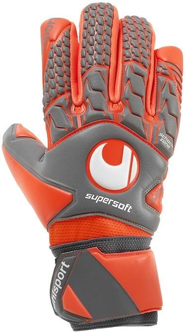 Goalkeeper's gloves Uhlsport aerored supersoft hn
