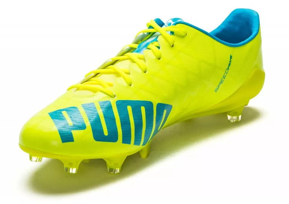 Football shoes evoSPEED FG safety yellow-atomic bl Top4Football.com