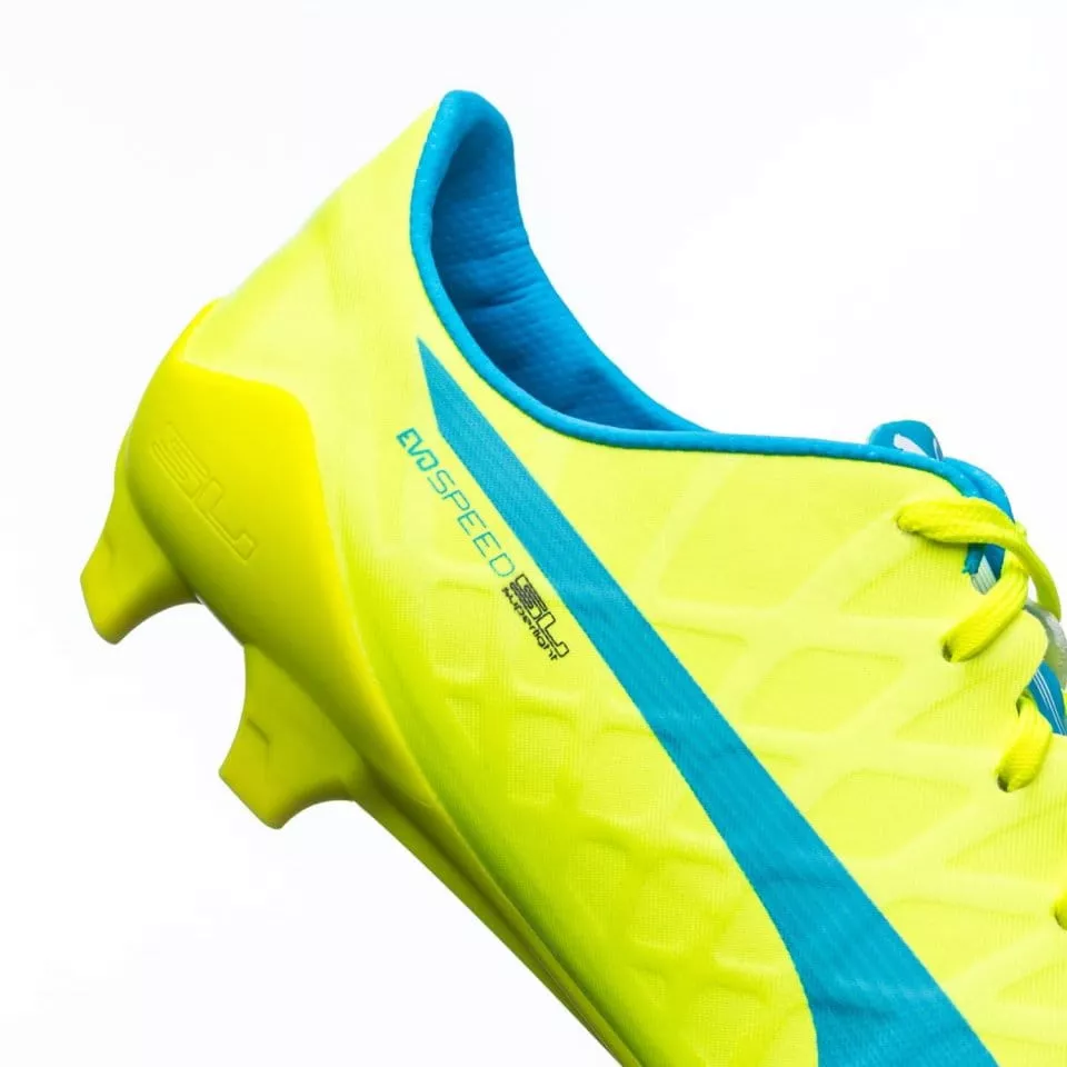 Kopačky Puma evoSPEED SL-S FG safety yellow-atomic bl