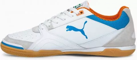 Chaussures futsal / indoor Puma IBERO II Sala IT Halle Weiss Blau Orange F01