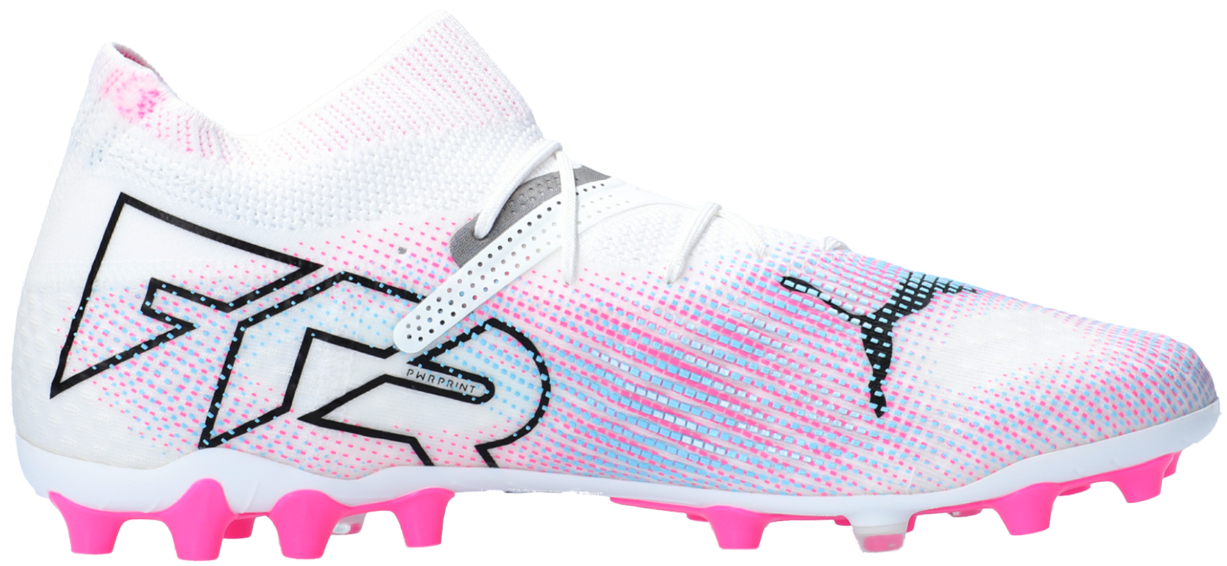 PUMA Future 7 Ultimate MG Phenomenal - Biały/Czarny/Poison Pink