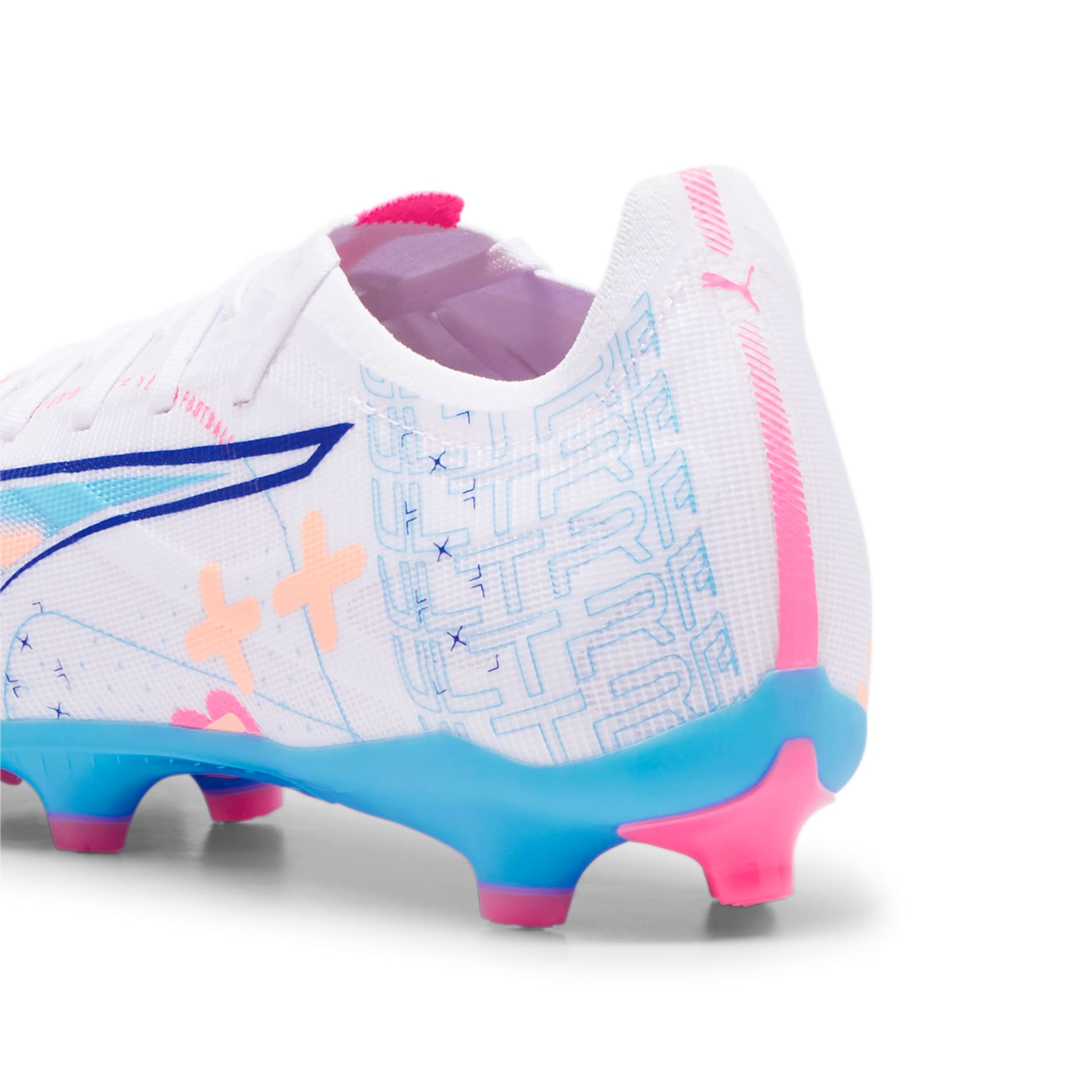 Blue and pink puma football boots online