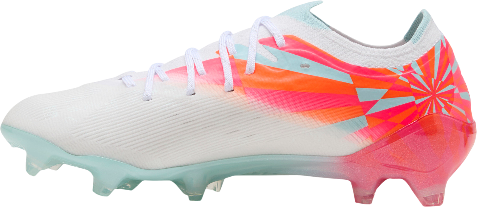 Puma Ultra Nitro 7 Ultimate Brilliance Firm Ground 'White Ultra Orange Pink Alert Light Aqua' (Women's) — foto 2