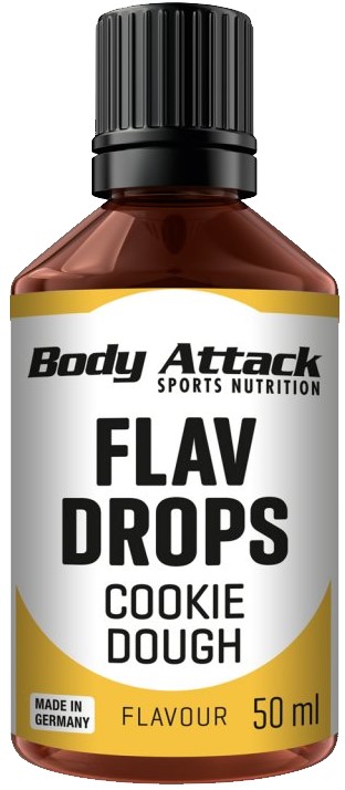 Body Attack Flav Drops Cookie Dough - 50 ml Flavdrops