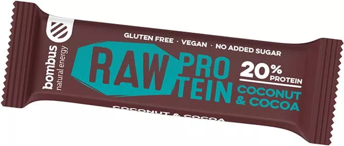 Barres et biscuits protéinés Bombus RAW PROTEIN COCONUT&COCOA 50g