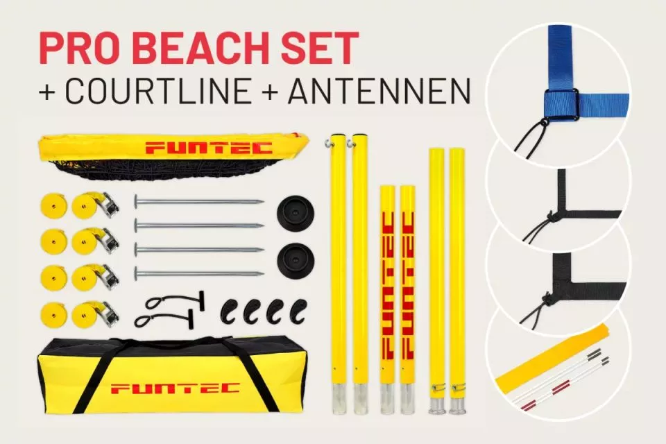 Δίχτυ Funtec PRO BEACH SET – BUNDLE1