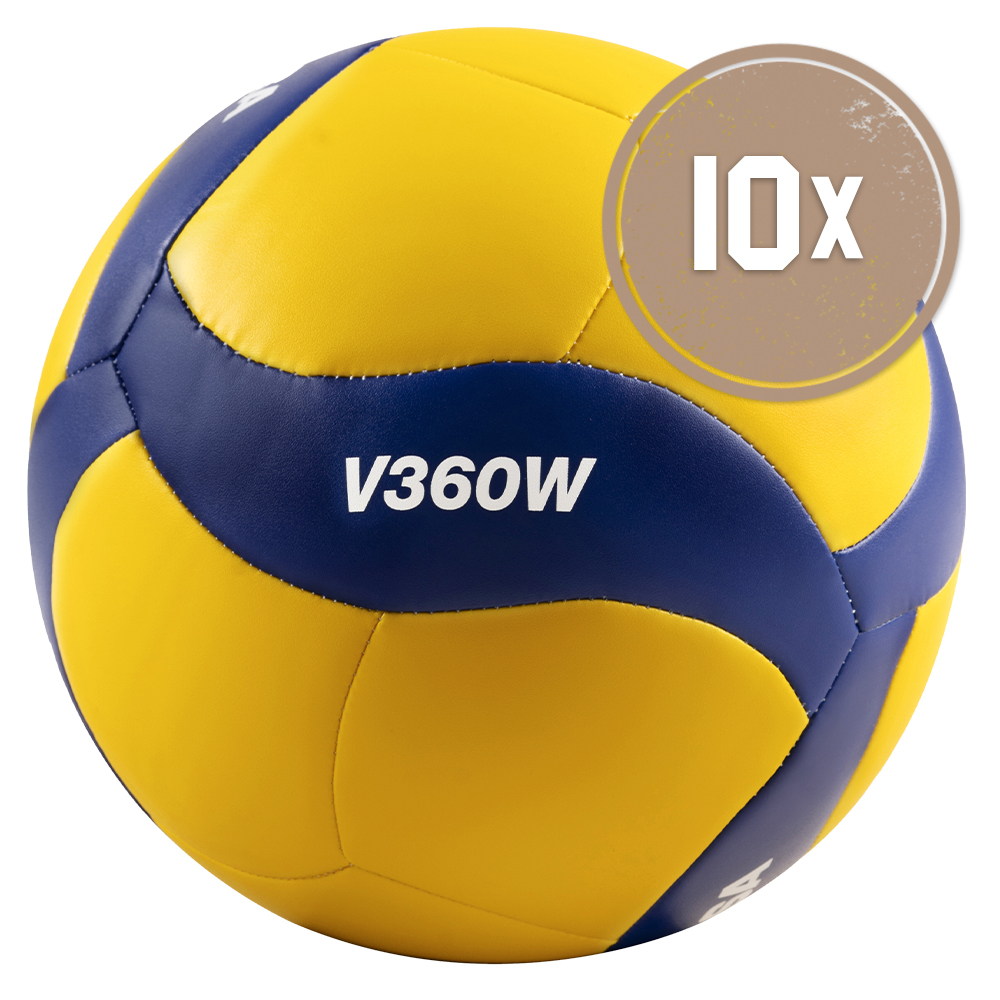 Lopta Mikasa 10ER BALLPAKET VOLLEYBALL V360W