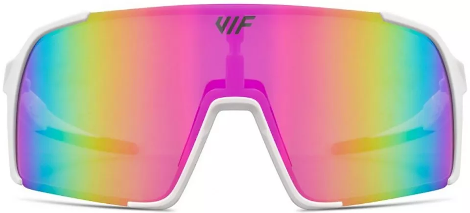Solbriller VIF One White Pink Polarized