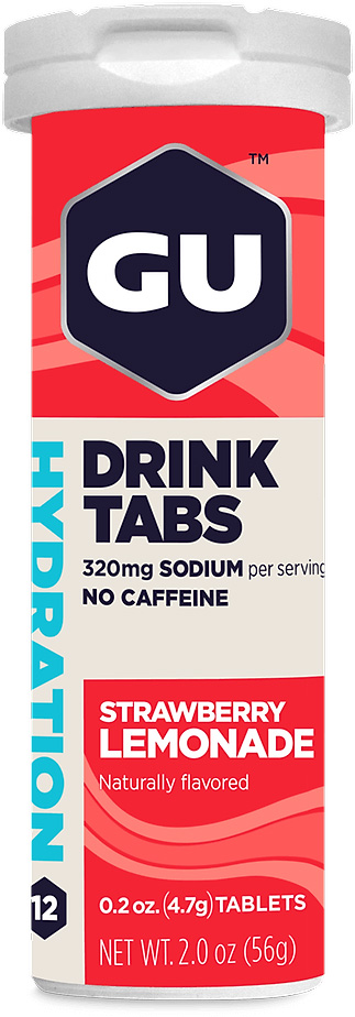 Šumivé tablety GU Hydration Drink Tabs 54g Jahoda