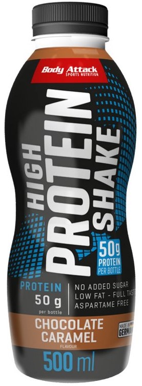 Bebida láctea proteica Body Attack High Protein Shake 500 ml