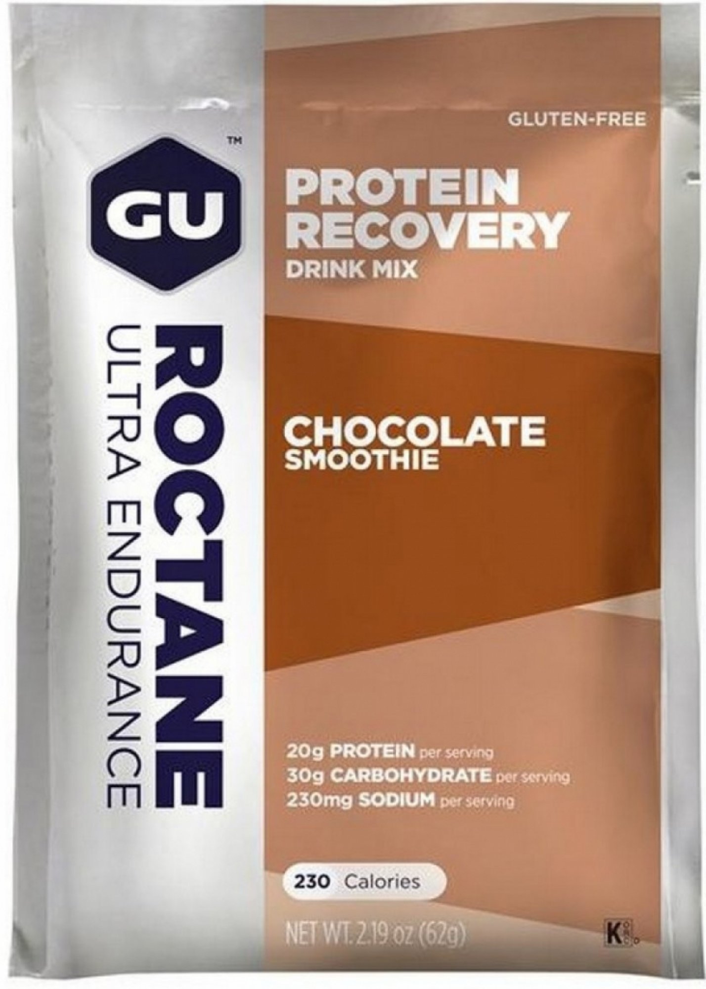 Proteinpulver Energy GU Roctane Recovery Drink Mix 62 g Choc
