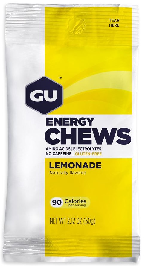 Gels énergétiques GU Energy Chews 60 g Lemonade