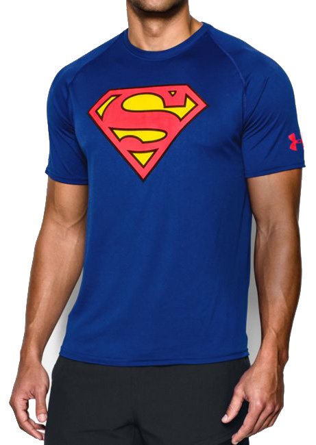 tee shirt under armour superman