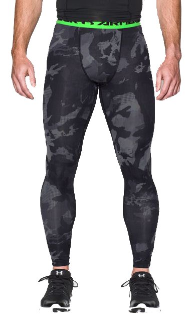 Pánské Legíny Under Armour HG Armour Camo - Kompresní legíny