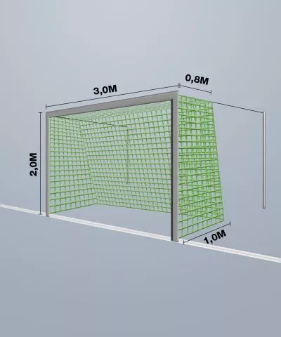 4MM M100 3,00x2,00m 0,8x1m