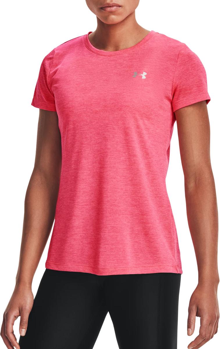 Tee-shirt Under Armour Tech SSC - Twist-PNK