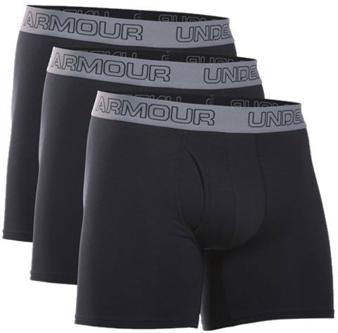 Boxerky Under Armour Cotton Stretch 6'' 3 Pack