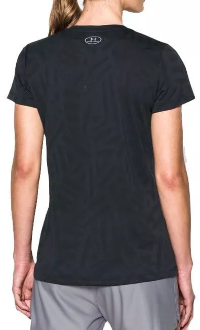 Dámské triko s krátkým rukávem Under Armour UA Tech™ V-Neck - Jacquard