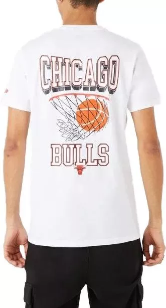 Unisexové tričko s krátkým rukávem New Era Chicago Bulls Graphic Hoop FWHI