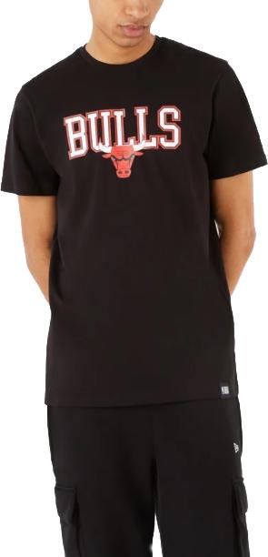 Unisexové tričko s krátkým rukávem New Era Chicago Bulls Graphic Hoop FBLK