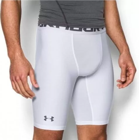 Pantalon corto de compresión Under Armour HG ARMOUR 2.0 LONG SHORT-WHT