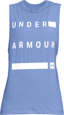 under armour wordmark tank top