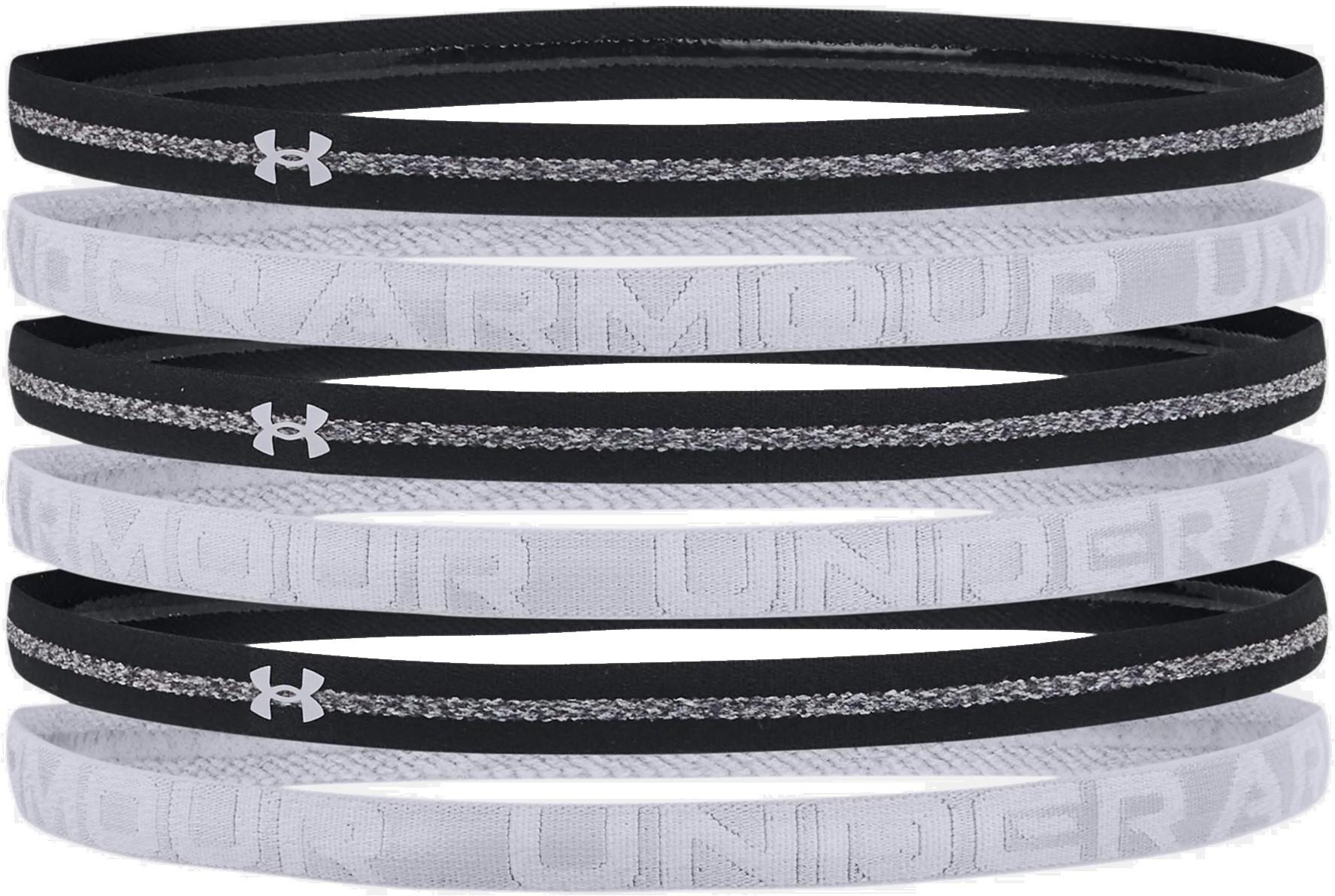 Fita para cabeça Under Armour UA HTR Mini Headband 6PK-BLK