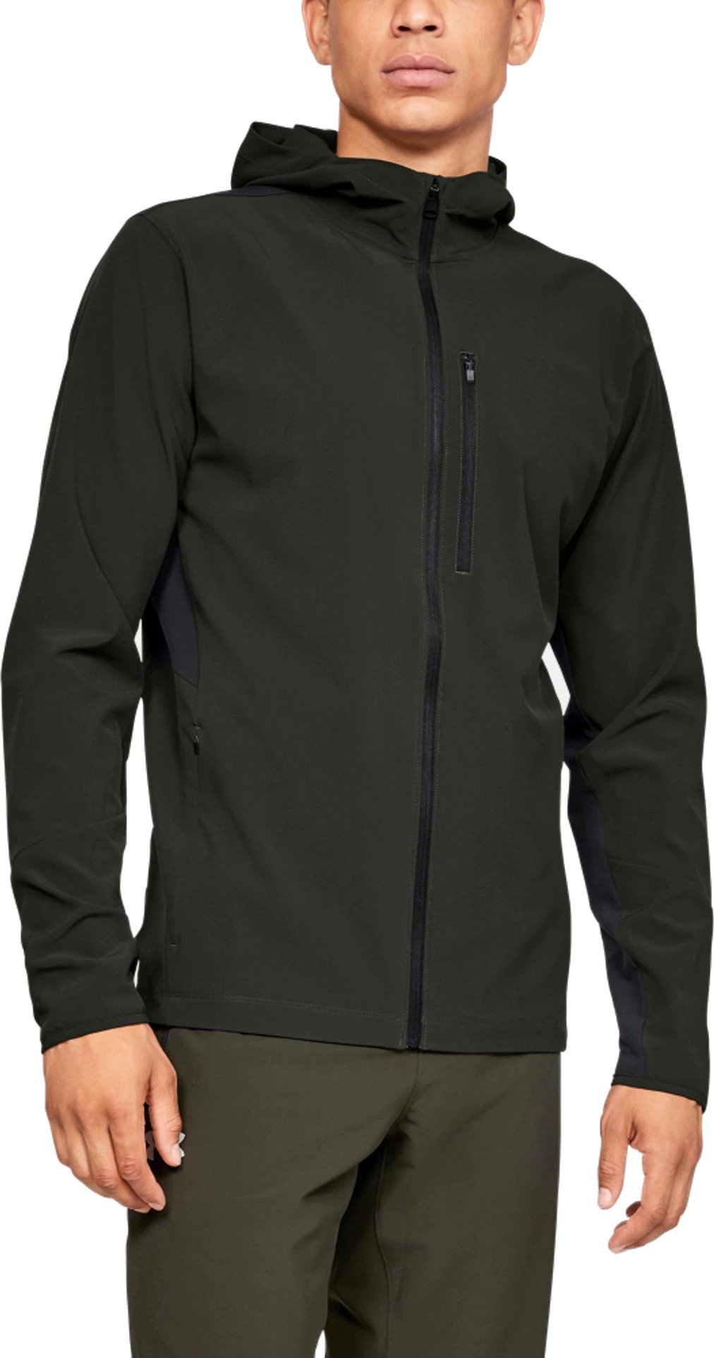 Hooded Under Armour OUTRUN THE STORM JACKET v2