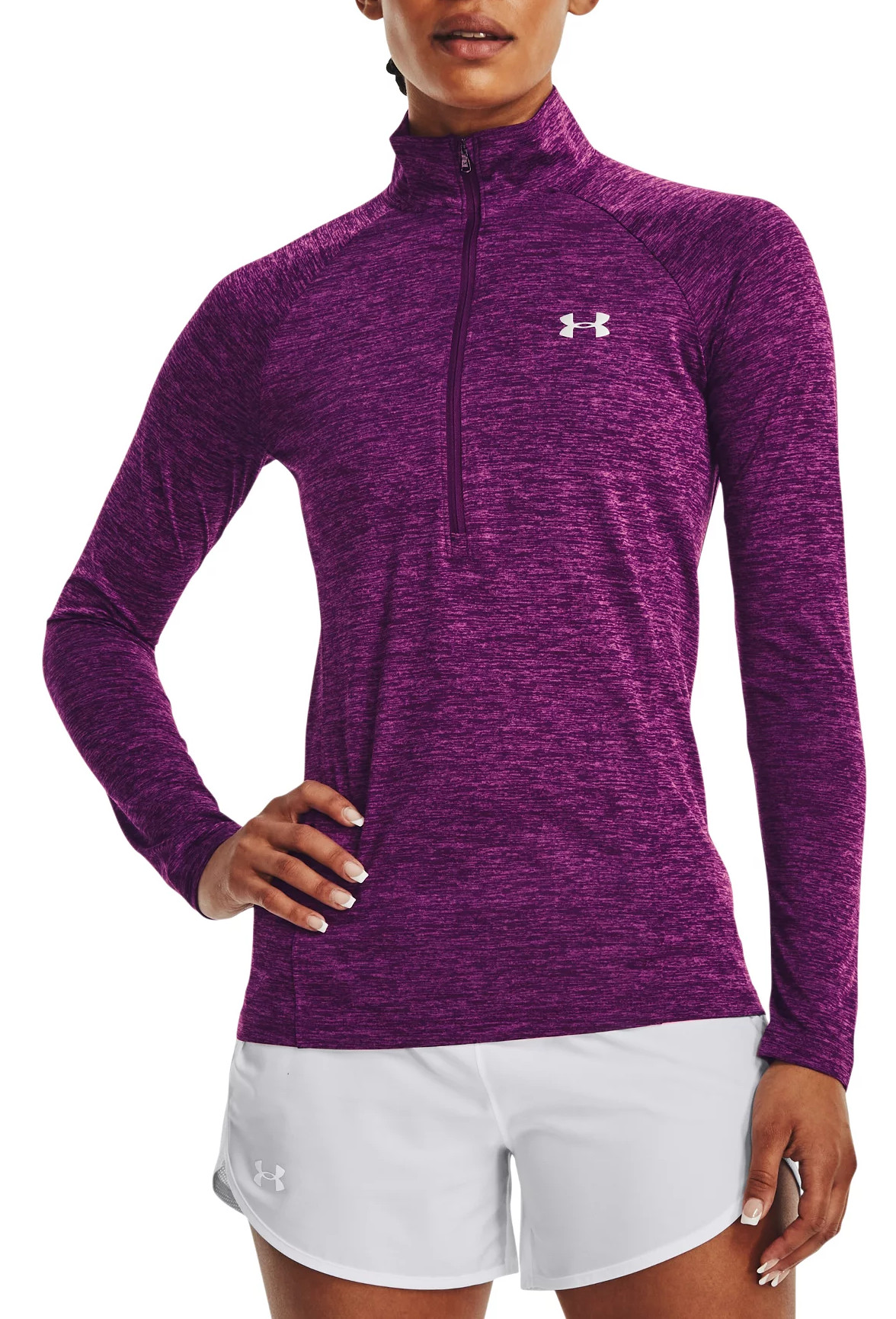 Tricou cu maneca lunga Under Armour TECH 1/2 ZIP SWEATSHIRT