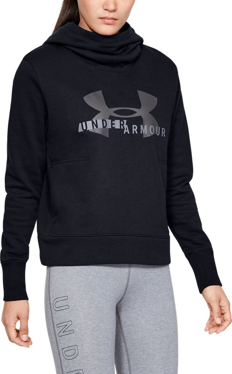 Mikina s kapucňou Under Armour Cotton Fleece Sportstyle Logo hoodie