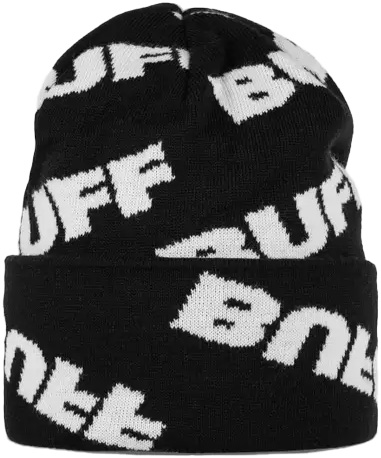 BUFF KNITTED BEANIE HIDO BLACK Sapka