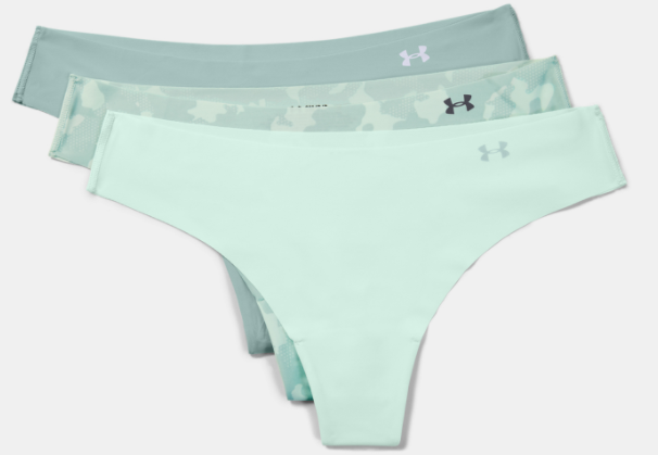 Under Armour PS Thong 3Pack Print-BLU