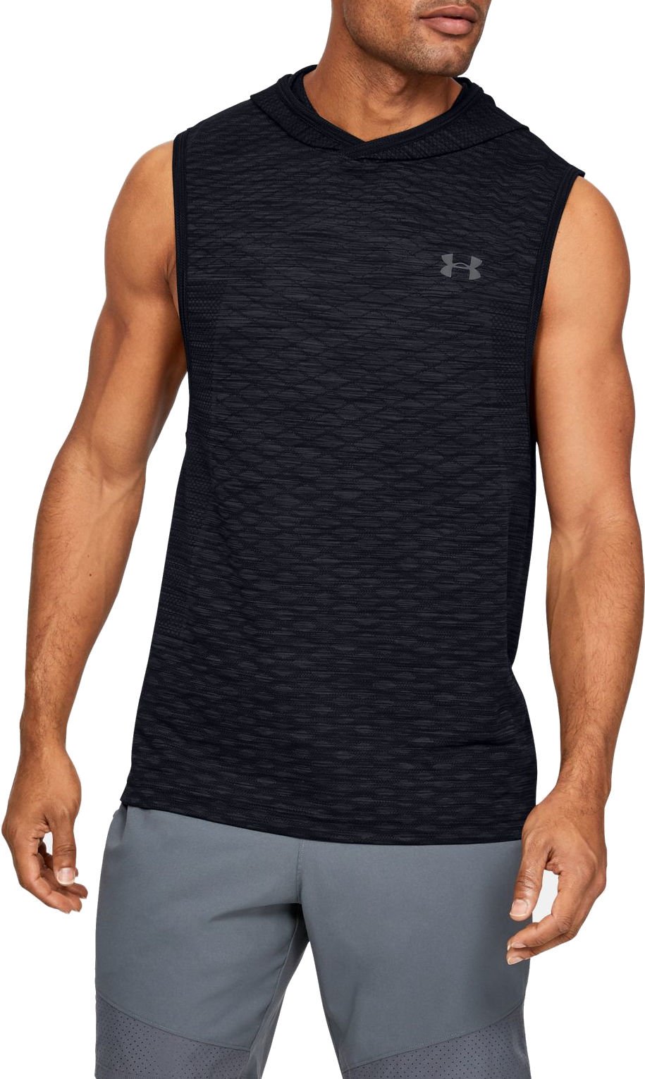 Under Armour Vanish Seamless SL Hoodie-BLK Kapucnis melegítő felsők