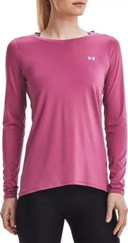 UA HG Armour Long Sleeve-PNK