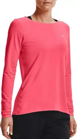 Langarm-T-Shirt Under UA HG Armour Long Sleeve-PNK