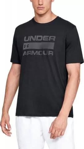 Under Armour Men TEEM ISSUE Shirts Training Black T-Shirt Tee Jersey 1329582-001 